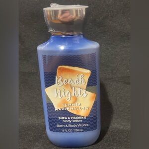 Bath & Body Works BEACH NIGHTS SUMMER MARSHMALLOW Signature Body Lotion 8 fl oz